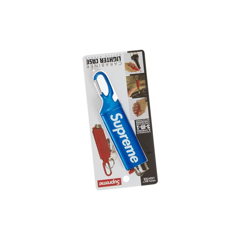 Supreme Lighter Case Carabiner Blue