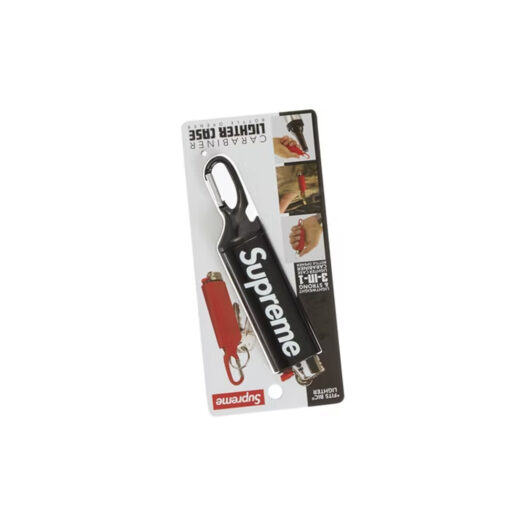 Supreme Lighter Case Carabiner Black
