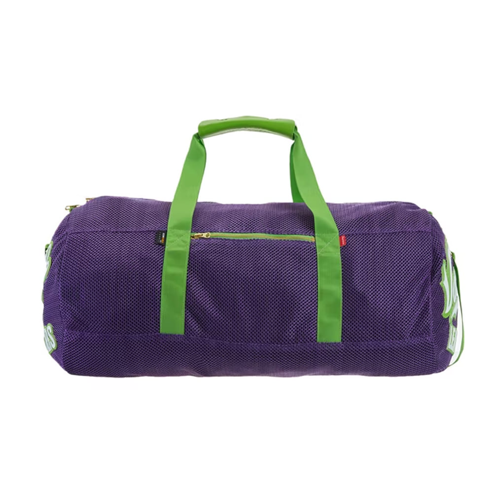 Supreme purple store duffle bag