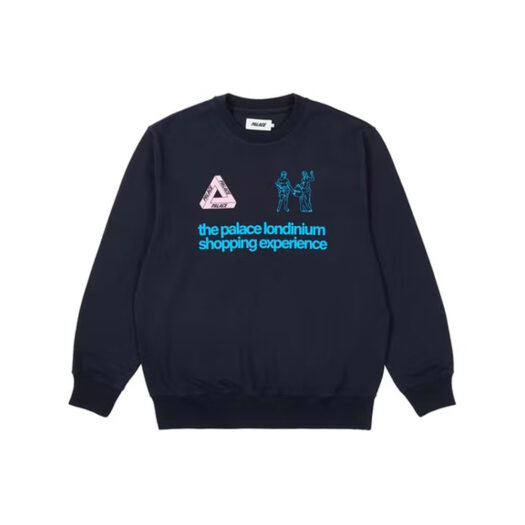 Palace Shopping Experience Crew Navy