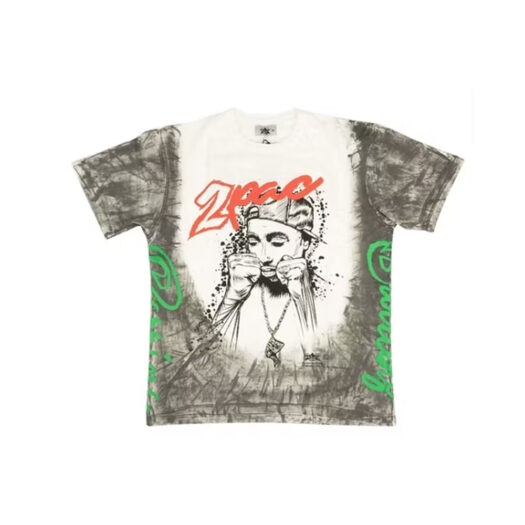 Barriers 2Pac Short Sleeve T-shirt White/Red/Green