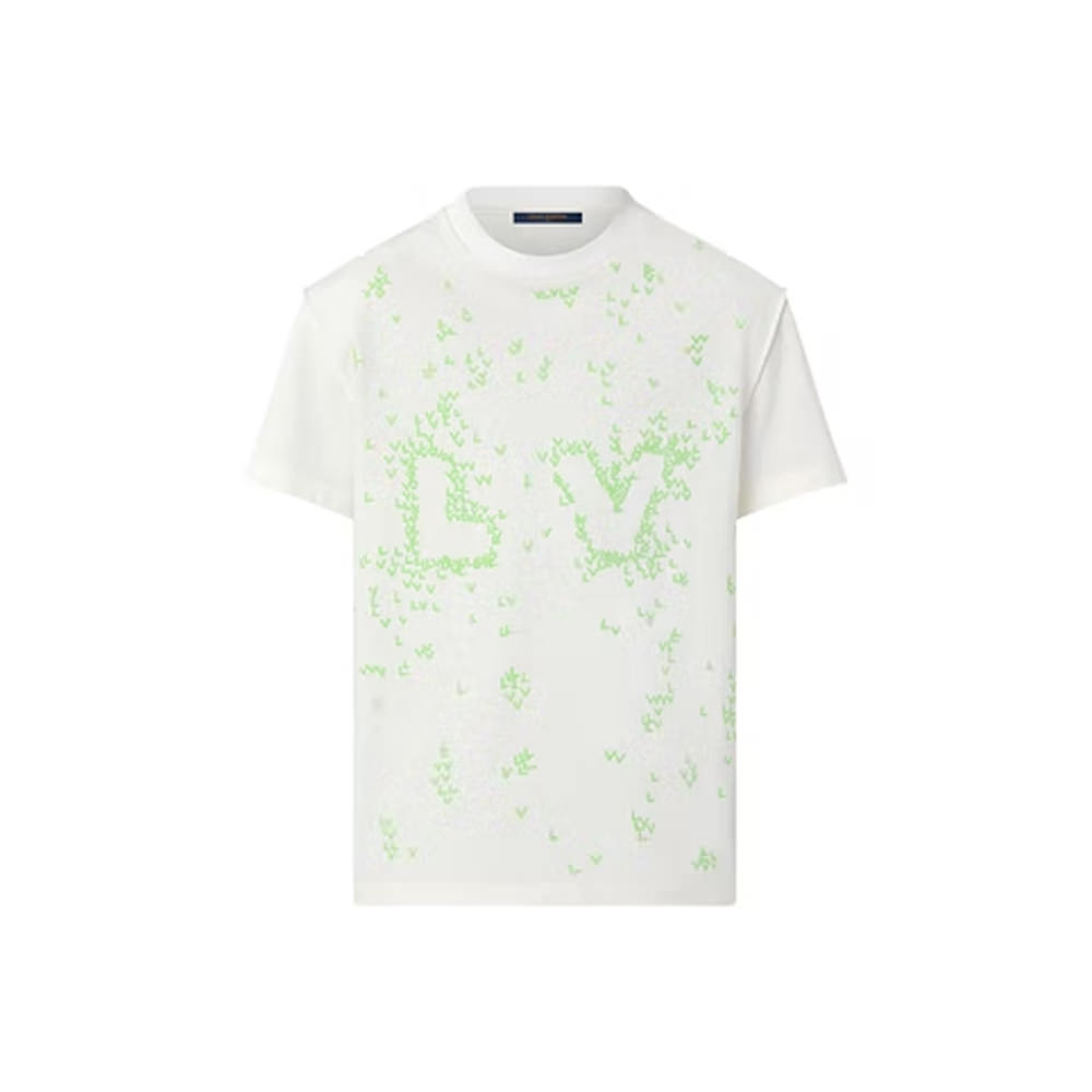 Louis Vuitton LV Spread Embroidery T-Shirt BlackLouis Vuitton LV