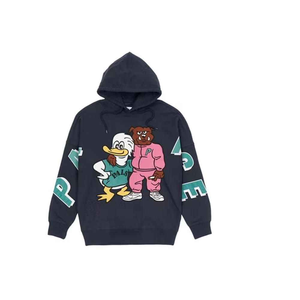 Palace Dog And Duck Drop Shoulder Hood NavyPalace Dog And Duck