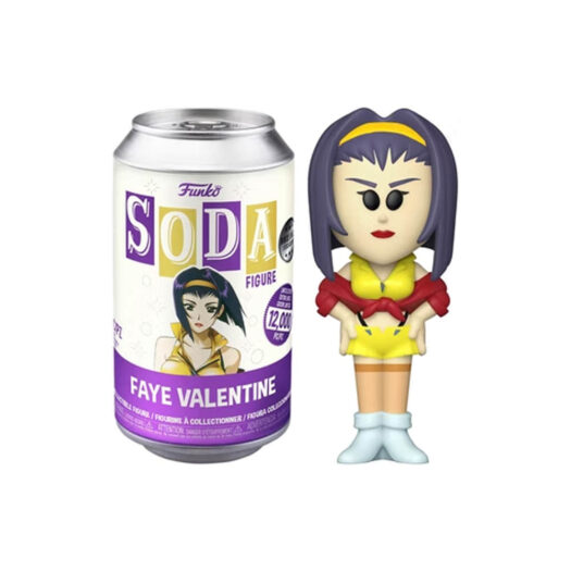 Funko Soda Cowboy Bebop Faye Valentine BoxLunch Exclusive Open Can Chase Figure