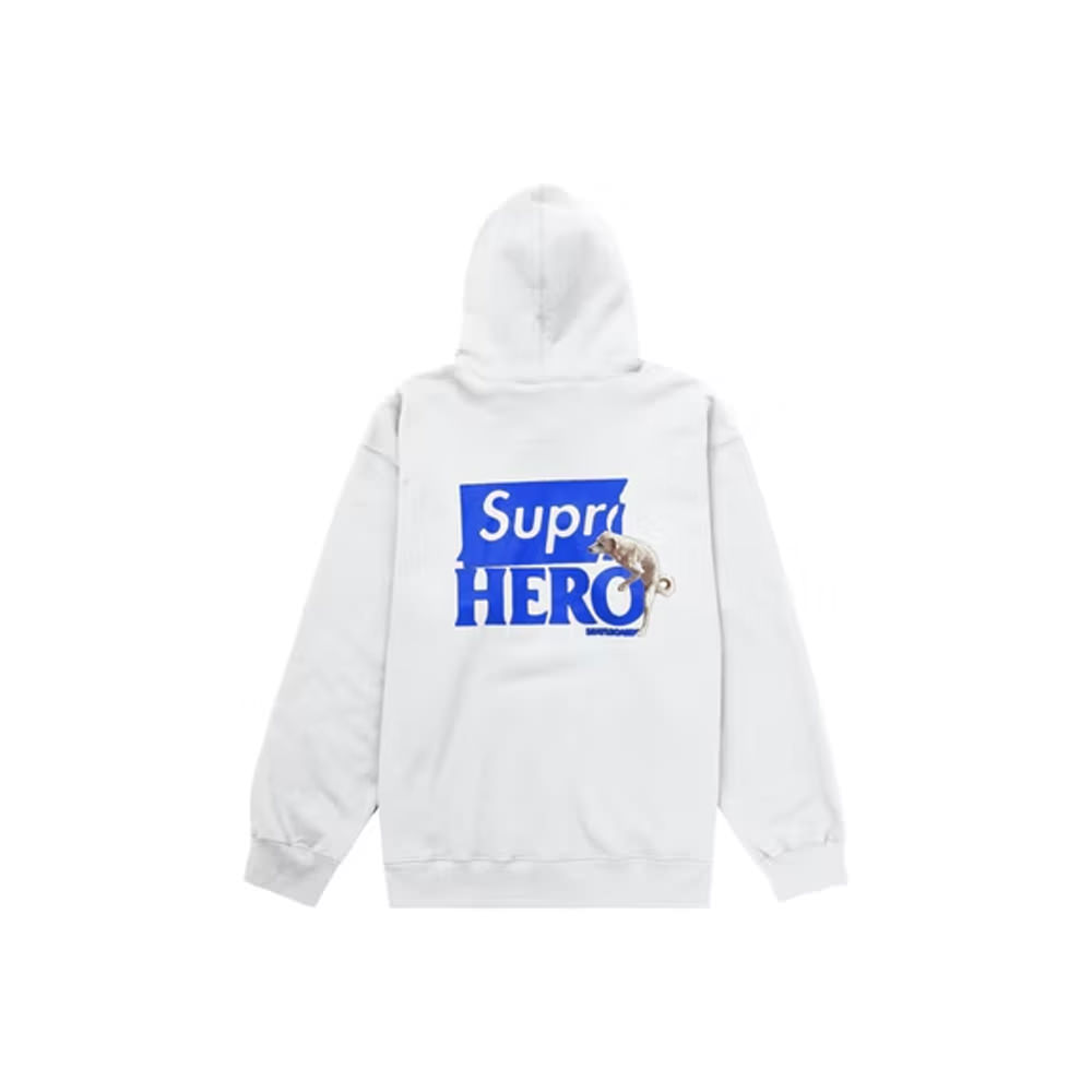 Supreme ANTIHERO Hooded Sweatshirt (SS22) WhiteSupreme ANTIHERO Hooded