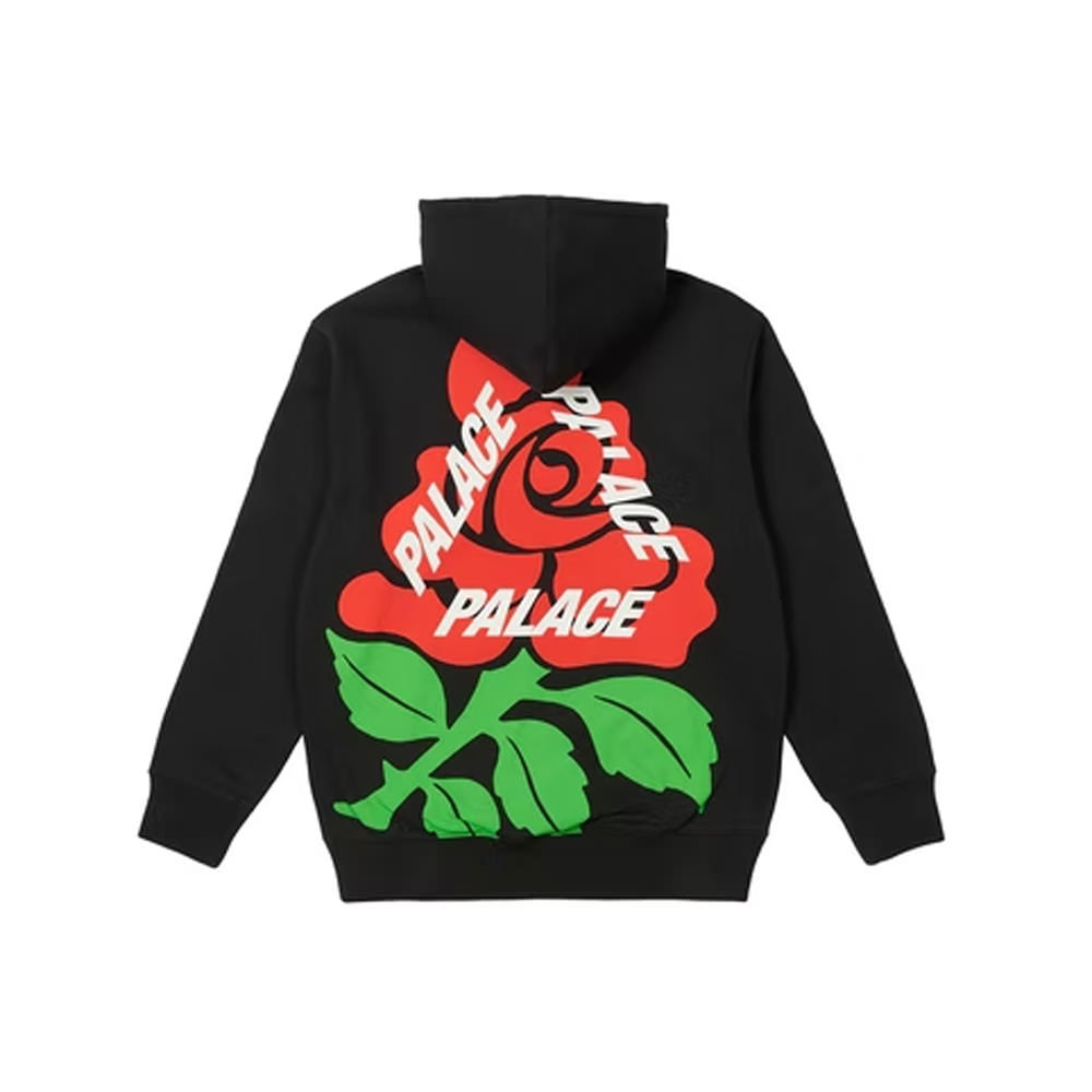 Palace English Rose Hood BlackPalace English Rose Hood Black OFour