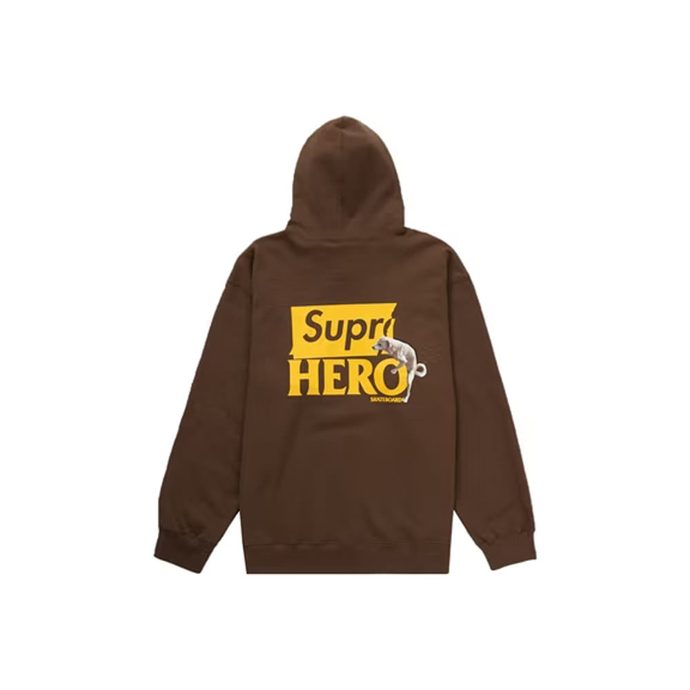 Supreme ANTIHERO Hooded Sweatshirt (SS22) Brown