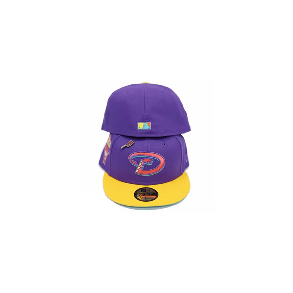 New Era Arizona Diamondbacks Movie Collection Inaugural Season Patch  Capsule Hats Exclusive 59Fifty Fitted Hat Brown/Yellow - SS22 - US