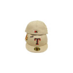 New Era Texas Rangers Capsule Nights of Terror 1995 All Star Game 59Fifty Fitted Hat Tan/Yellow
