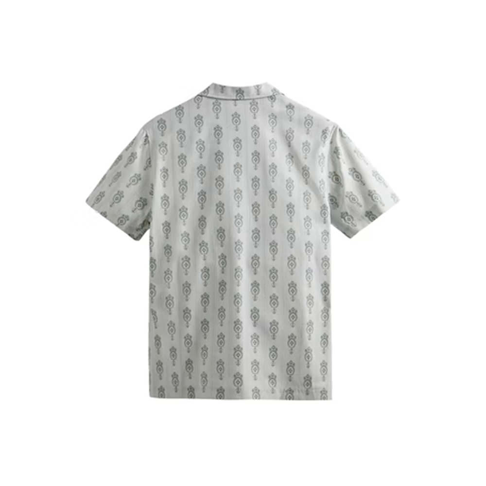 Kith Printed Thompson Stiped Ornament Camp Collar Shirt AtlasKith