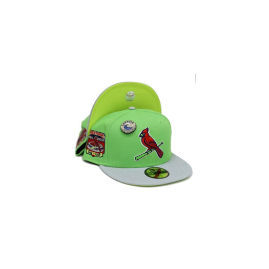 New Era St Louis Cardinals Capsule Claw Collection Busch Stadium 59Fifty Fitted Hat Green/Green