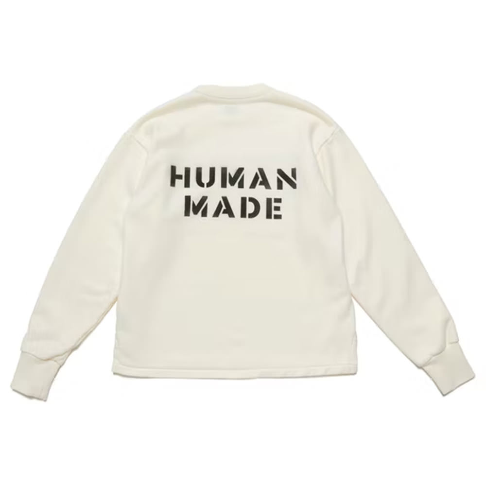 Human Made Dry Alls Military Sweatshirt WhiteHuman Made Dry Alls