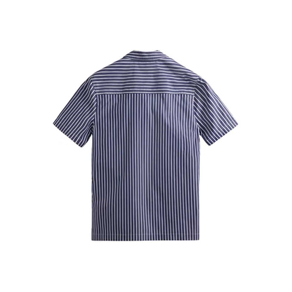 Kith Striped Poplin Thompson Camp Collar Shirt MontageKith Striped ...