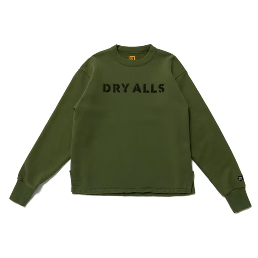 Human Made Dry Alls Military Sweatshirt Olive DrabHuman Made Dry