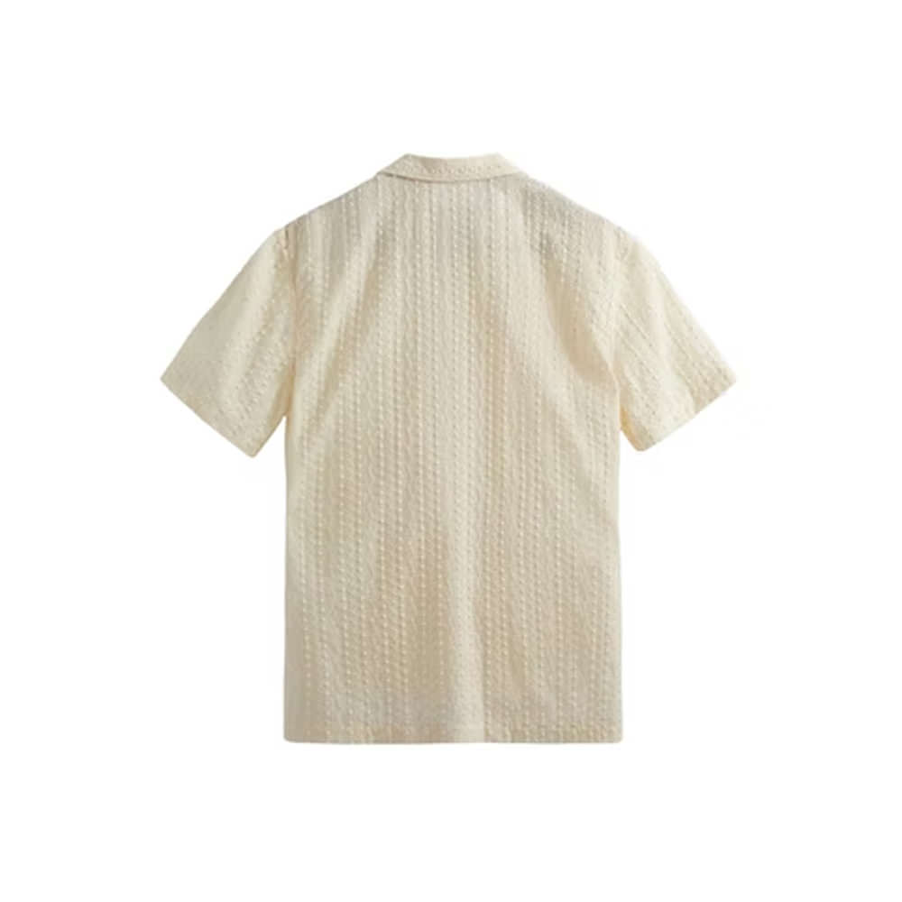 Kith Embroidered Voile Thompson Camp Collar Shirt WhiteKith