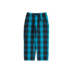 Supreme Belted Trail Pant Teal Plaid