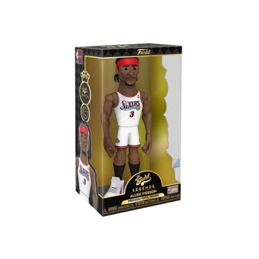 Funko Gold NBA Legends Philadelphia 76ers Allen Iverson 12 Inch Figure