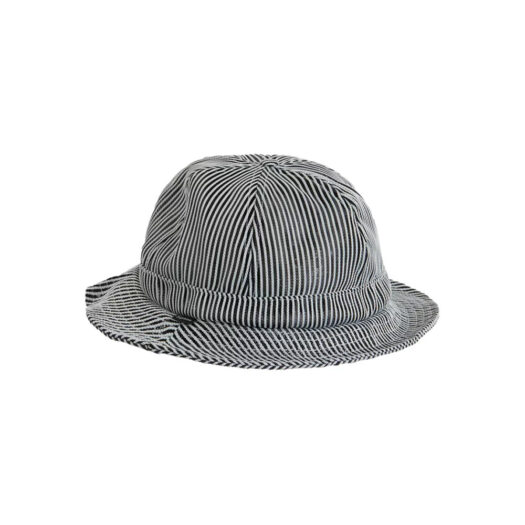 Supreme Stripe Mesh Bell Hat Black