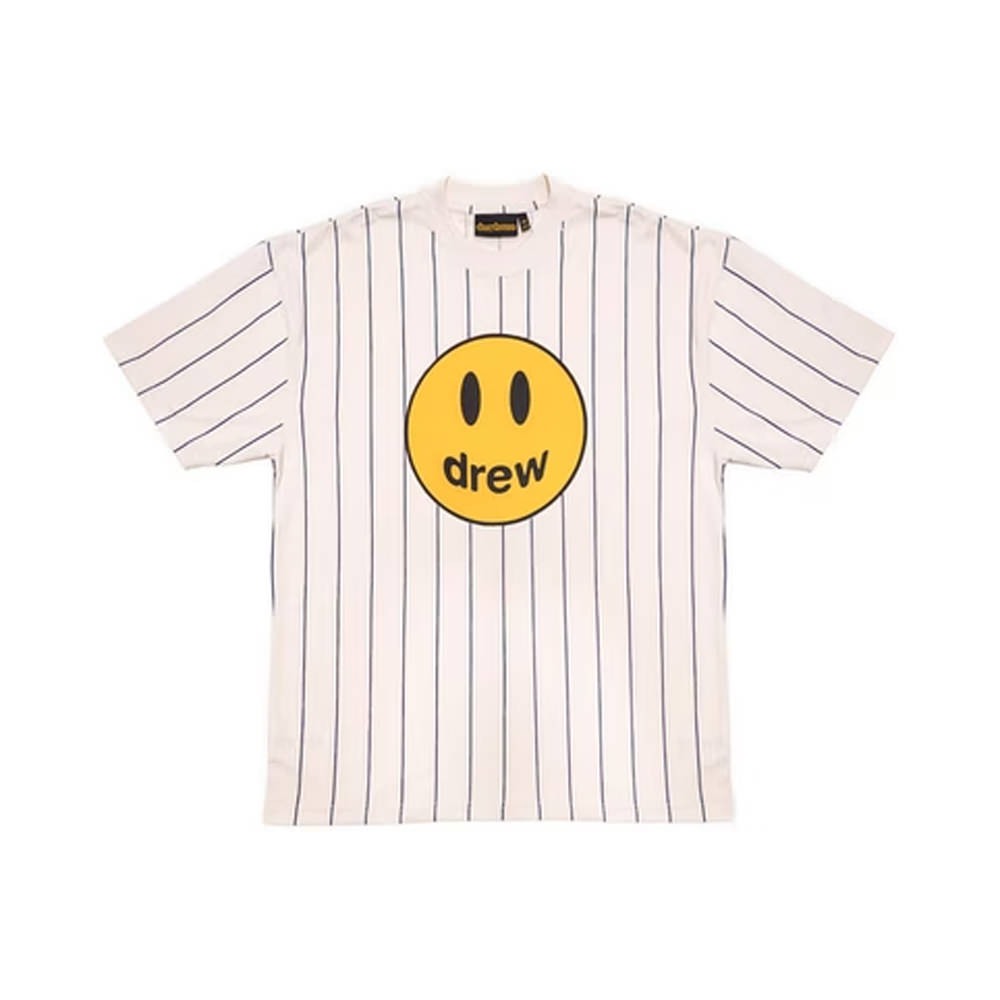 drew house mascot ss tee navy pinstripedrew house mascot ss tee