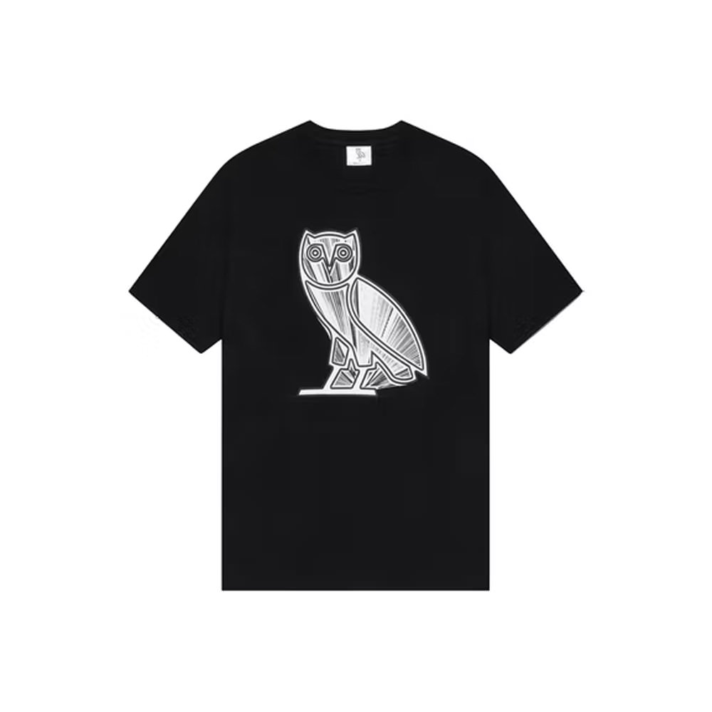 OVO Metallic Owl T-shirt Black