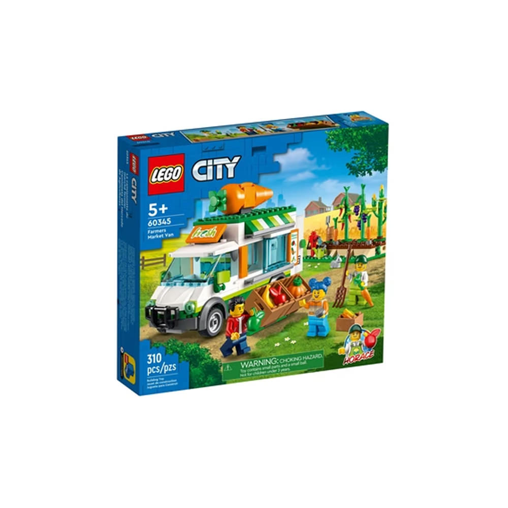 LEGO City Farmers Market Van 60345 Building Set 