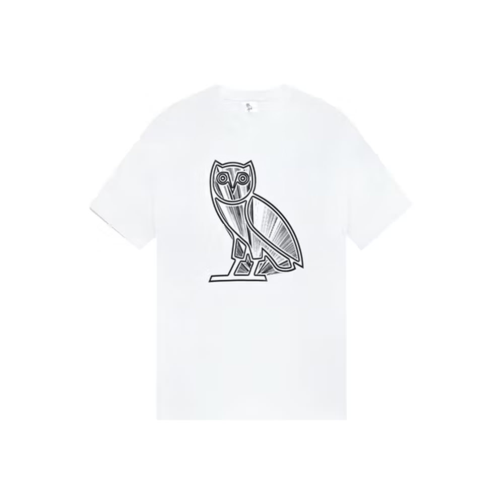 OVO Metallic Owl T-shirt White