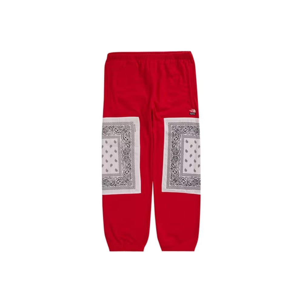 Supreme The North Face Bandana Sweatpant Red