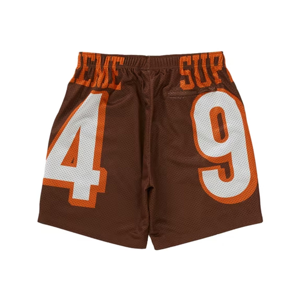 brown supreme shorts