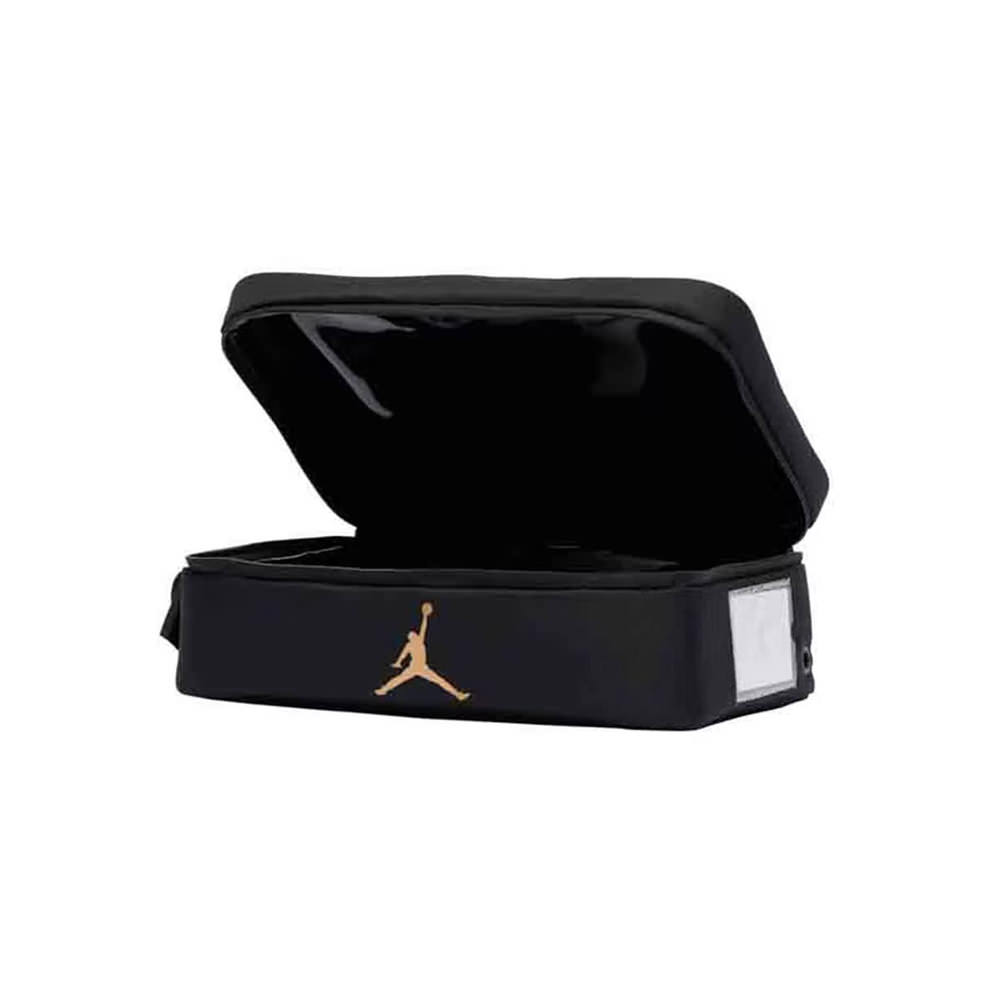 mesh Walnut Loaded Jordan Shoe Box Bag Black/GoldJordan Shoe Box Bag Black/Gold - OFour