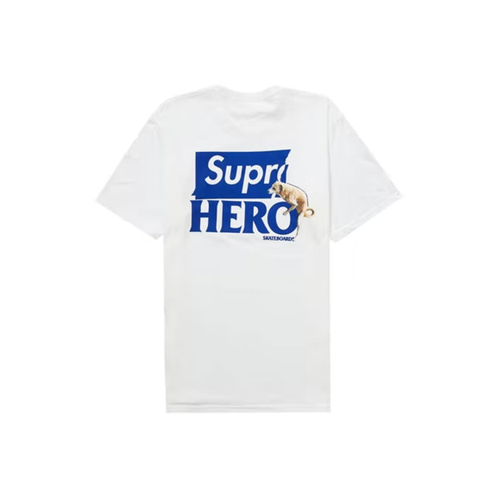 Supreme ANTIHERO Dog Tee WhiteSupreme ANTIHERO Dog Tee White - OFour