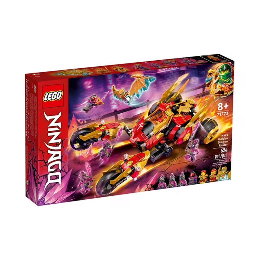 Lego ninjago kai's golden dragon raider