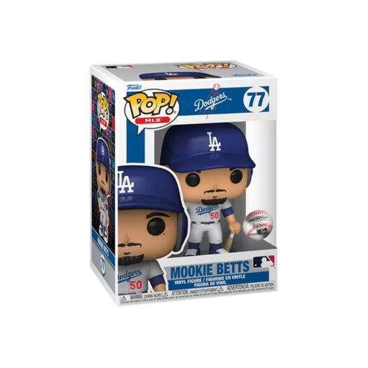 Funko Pop! MLB Los Angeles Dodgers Mookie Betts Figure #77