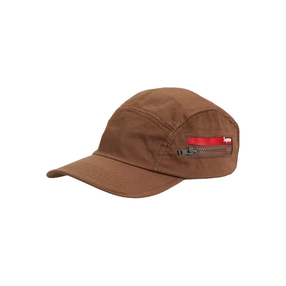 Supreme Zip Pocket Camp Cap Light BrownSupreme Zip Pocket Camp Cap