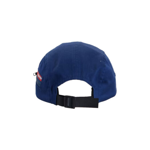 Supreme Zip Pocket Camp Cap Navy