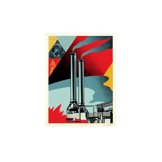 Shepard Fairey Factory Stacks (Endless Power) Print (Signed, Edition of 350)