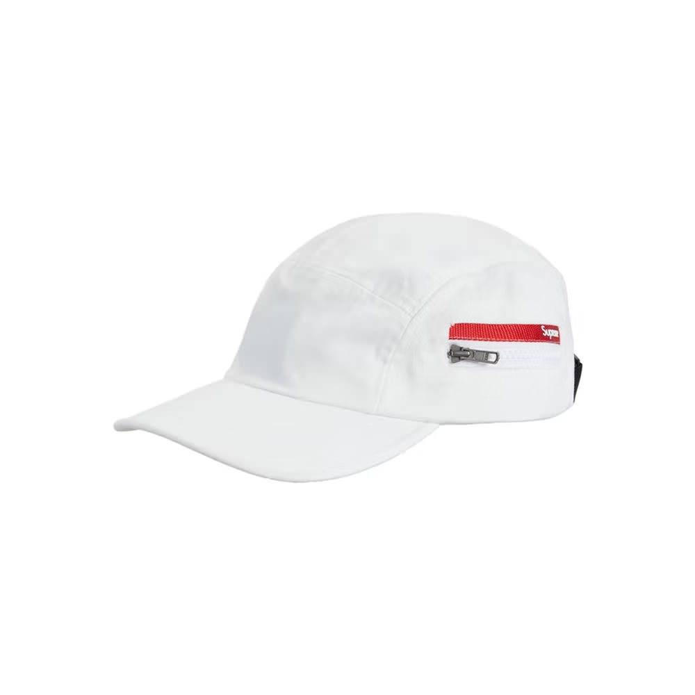 Supreme Zip Pocket Camp Cap WhiteSupreme Zip Pocket Camp Cap White