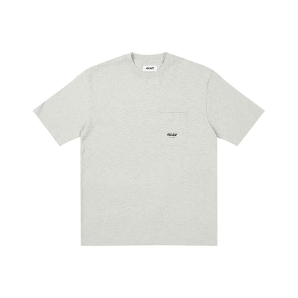 Palace Slub Pocket Zig Zag T-shirt Grey MarlPalace Slub Pocket Zig