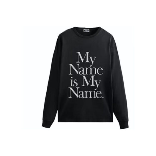 Kith The Wire My Name Is My Name Vintage L/S Tee Black