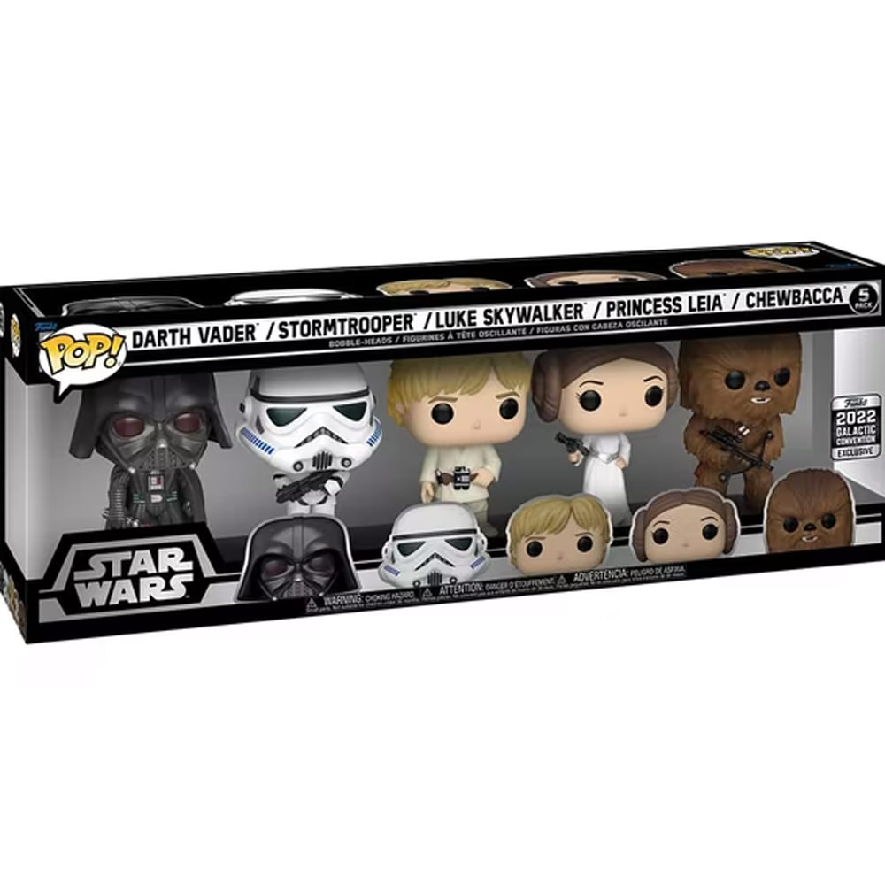 Funko Pop! Star Wars Darth Vader/Stormtrooper/Luke Skywalker 