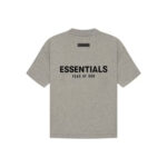Fear of God Essentials Kids T-shirt (SS22) Dark Oatmeal