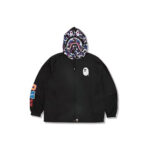 BAPE Store Hong Kong 16th Anniversary Shark Windbreaker Jacket Black