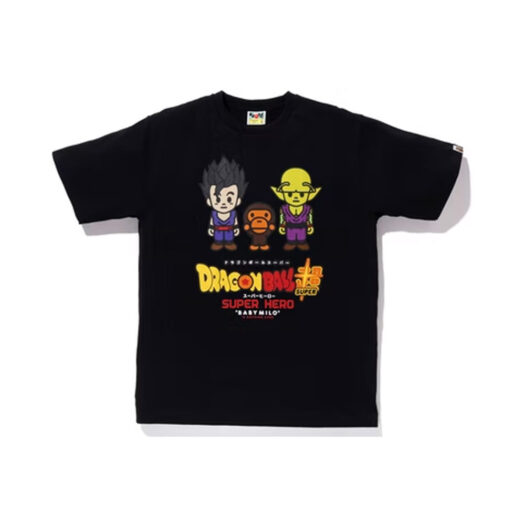 BAPE x Dragon Ball Super Son Gohan & Piccolo Baby Milo Japan Exclusive Tee Black