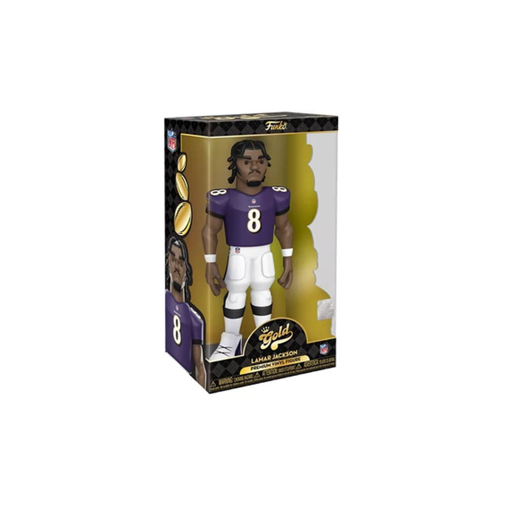 Funko Gold NFL Baltimore Ravens Lamar Jackson 12 Inch Chase