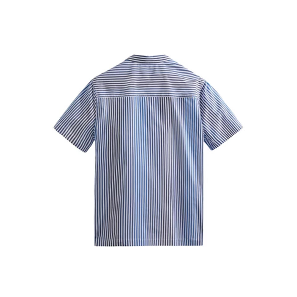 Kith Variegated Striped Poplin Thompson Camp Collar Shirt CurrentKith ...