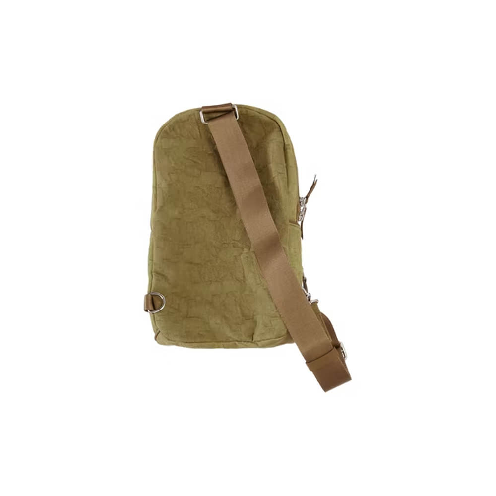 Supreme Fat Tip Jacquard Denim Sling Bag - Khaki Tan