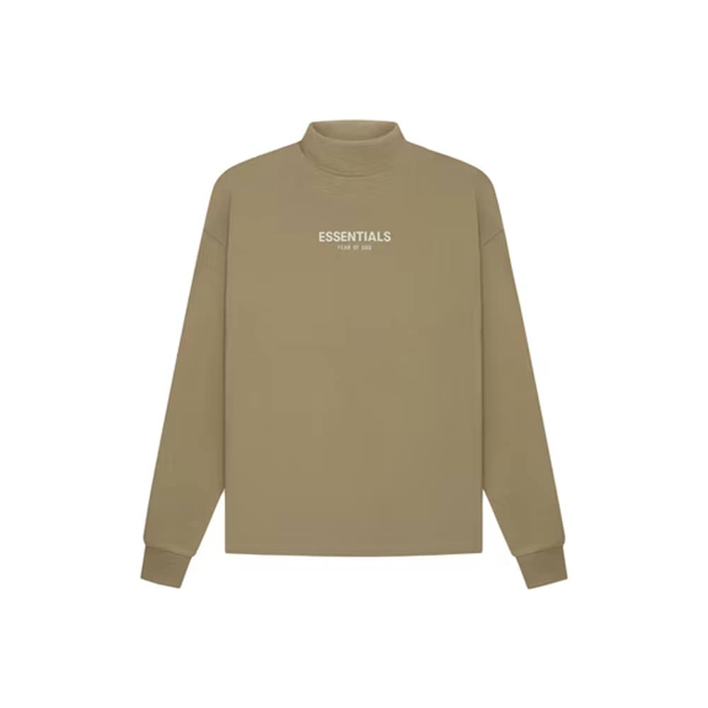 Fear of God Essentials Relaxed Mockneck OakFear of God Essentials ...