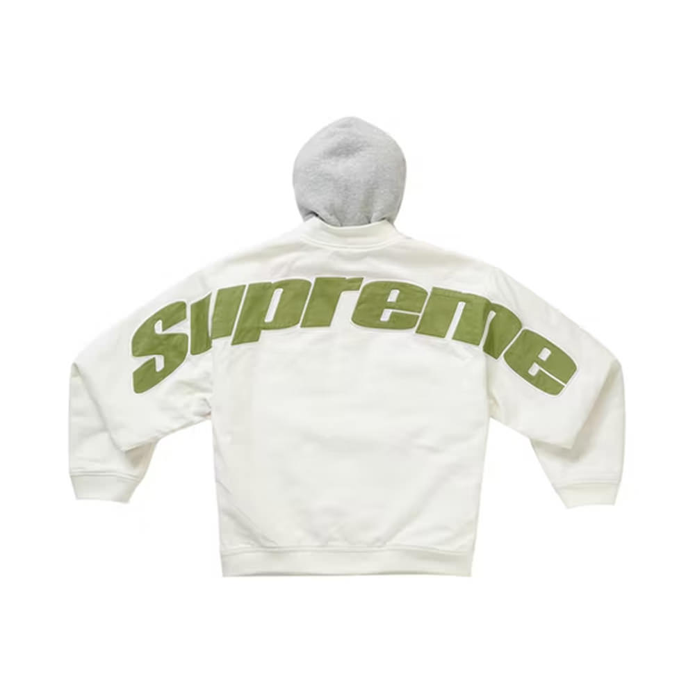 Supreme Hooded Twill Varsity Jacket