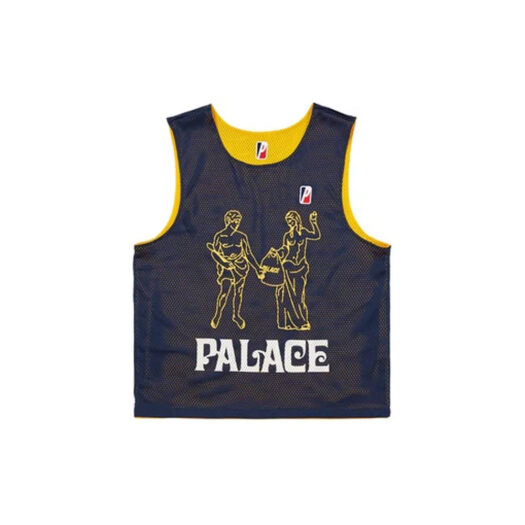 Palace Mesh Practice Vest Navy/Yellow