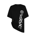 Versace Vertical Logo T Shirt