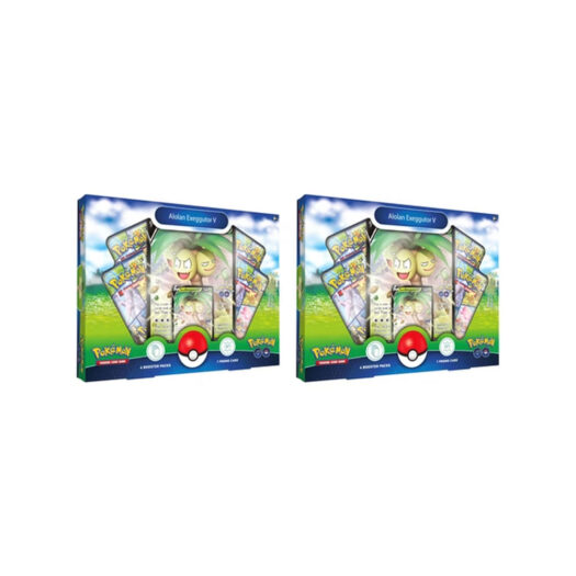 Pokémon TCG Pokémon GO Alolan Exeggutor V Collection Box 2x Lot